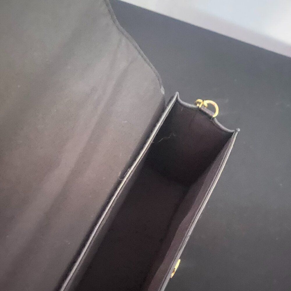 Jimmy Choo Black Vinyl Parfums crossbody handbag - Picture 6 of 6